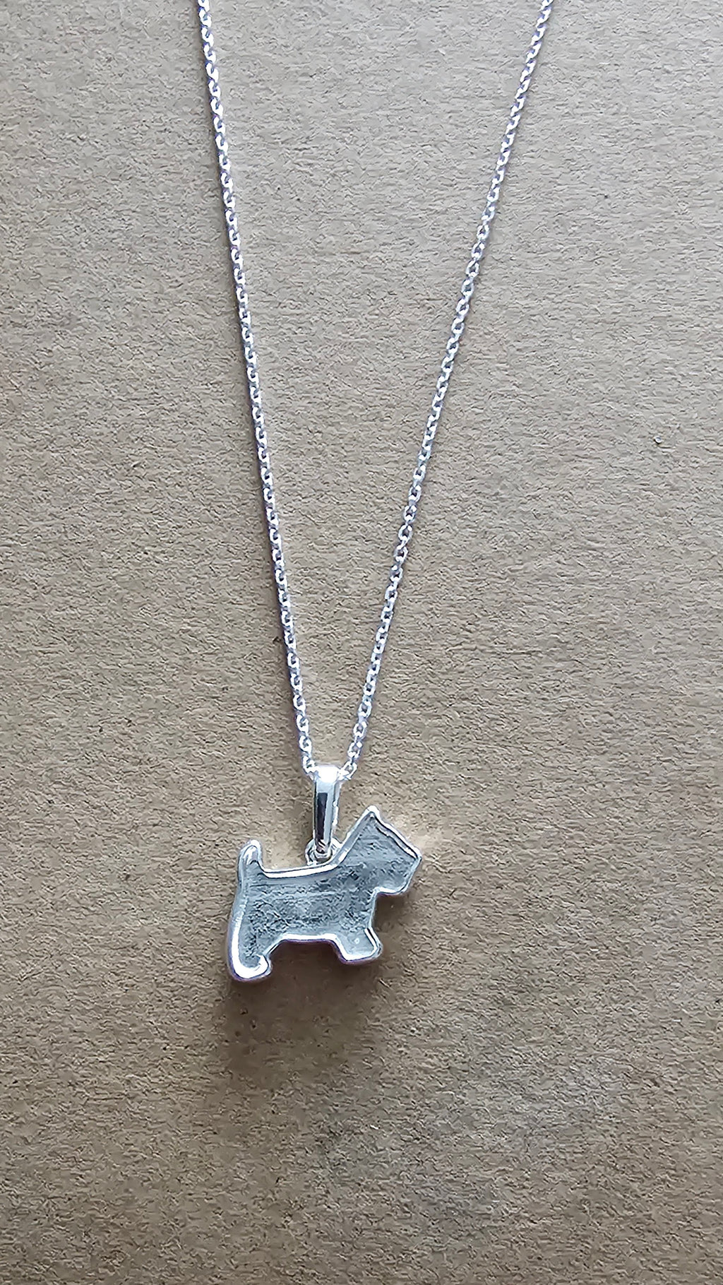 Dog pendant for cremation ashes or fur 🤍