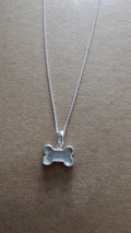 Dog bone pendant for cremation ashes or fur 🤍