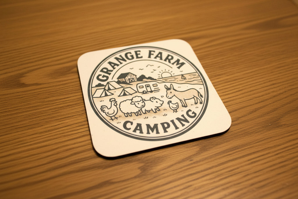 Custom Coaster Square – Personalised Keepsake for Home or Office