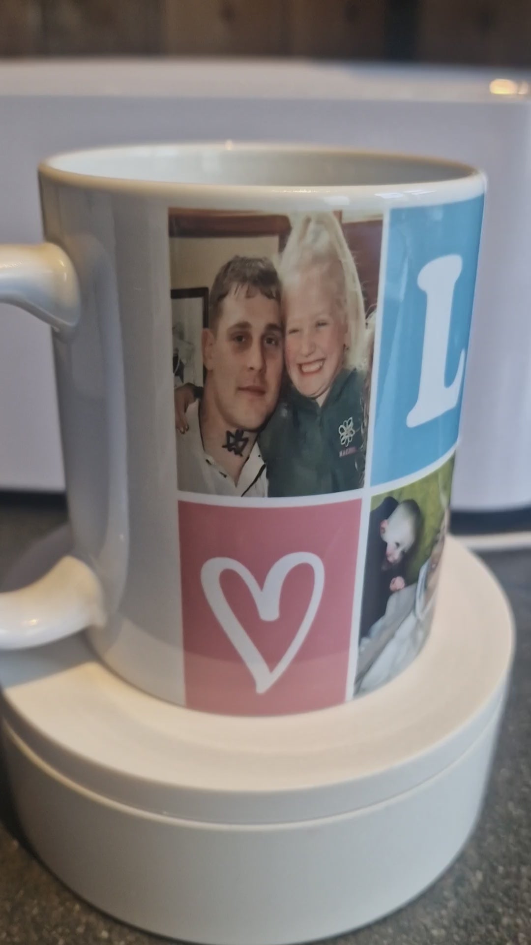 LOVE personalised mug.