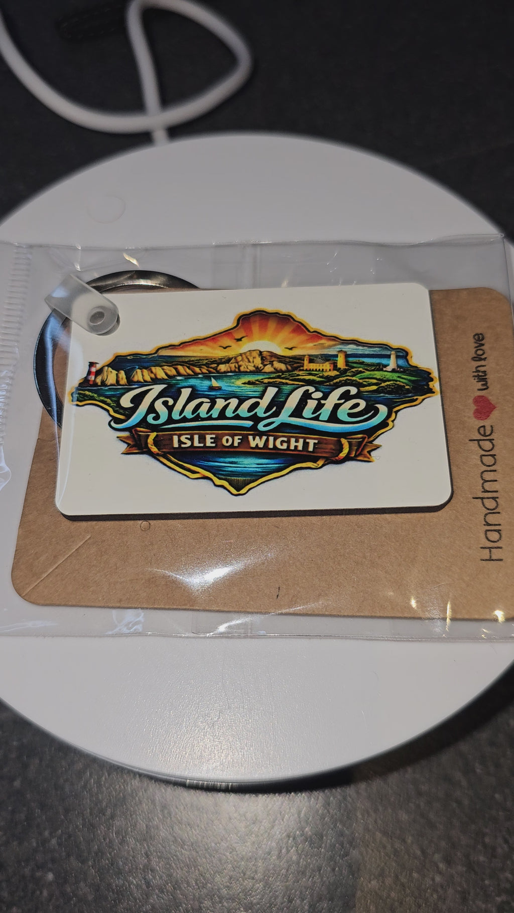 Island life keyring