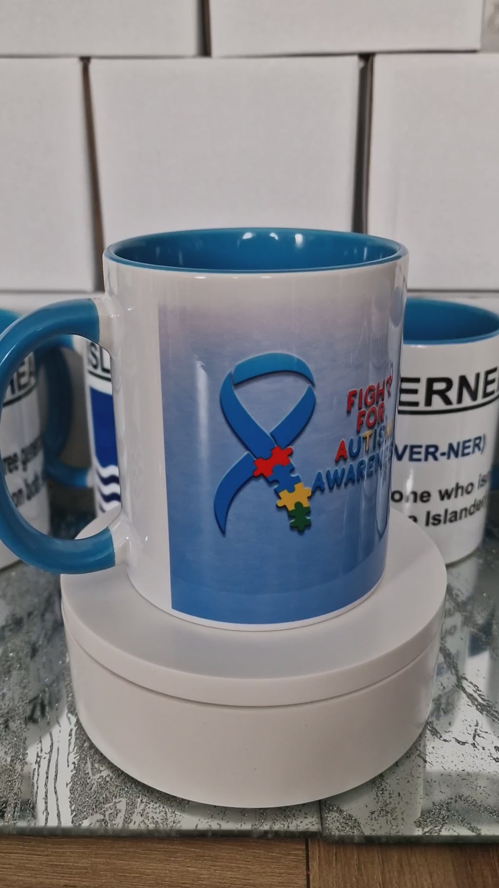 Autism awareness mug
