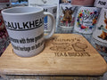Isle of Wight Caulkhead mug. Isle of Wight flag and dialect.