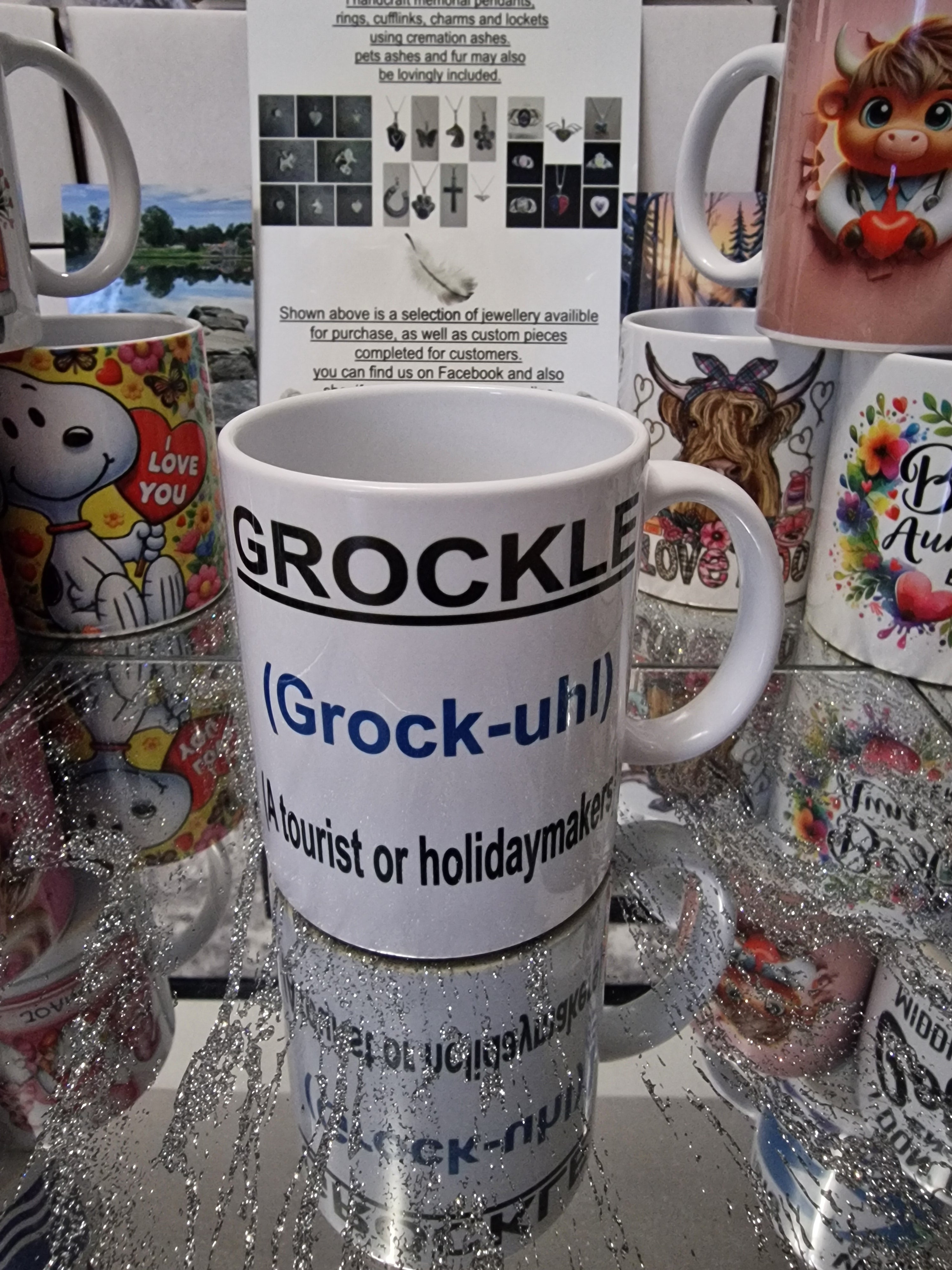 Grockle Isle of Wight dialect mug.