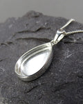 Pear drop pendant 16x11