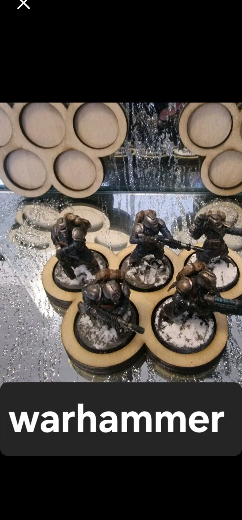 Movement trays designed for 25mm round bases, war gaming tabletop games, figure holder.