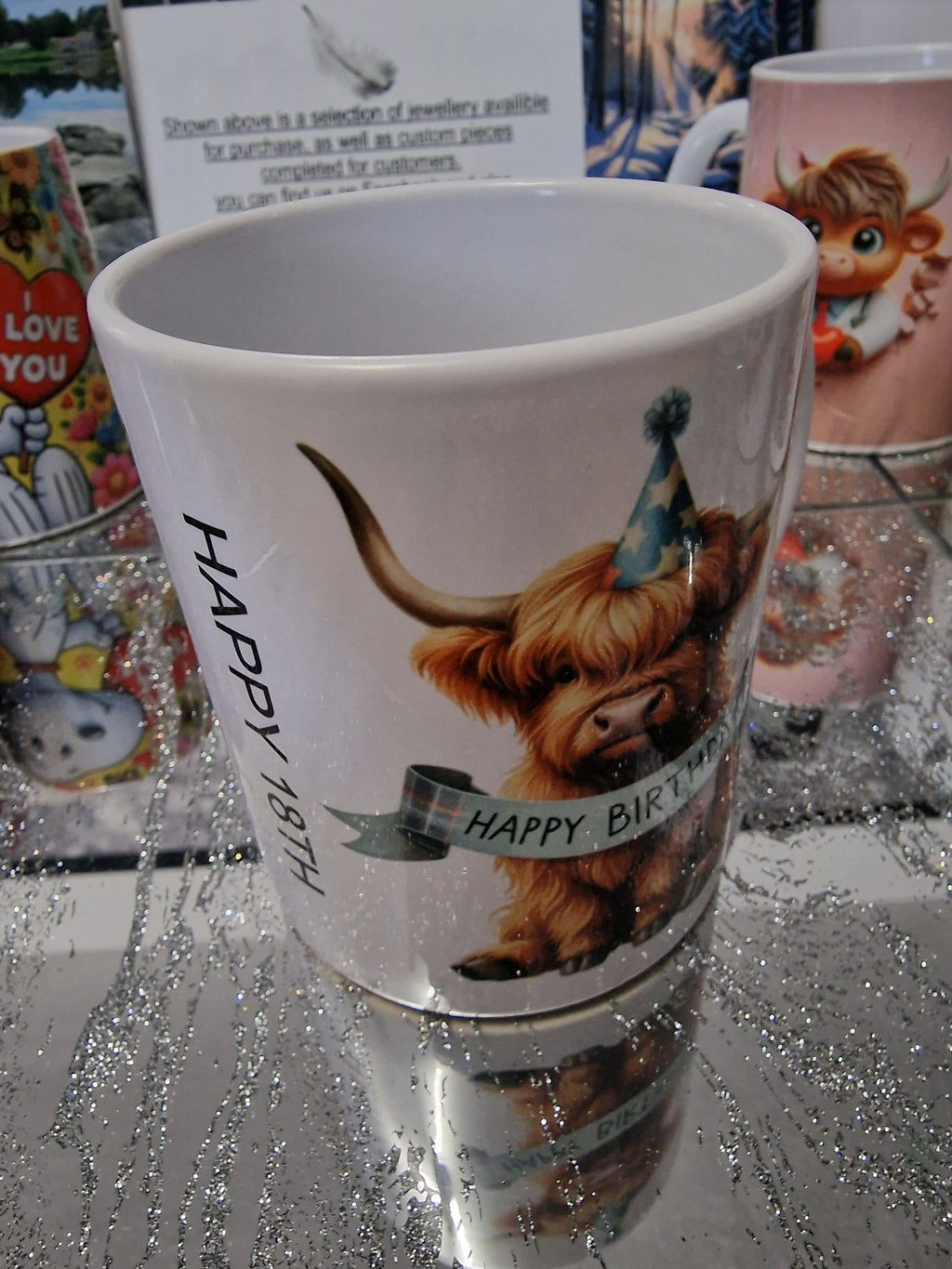 Highland Cow mug | Birthday | Personalised | Gift
