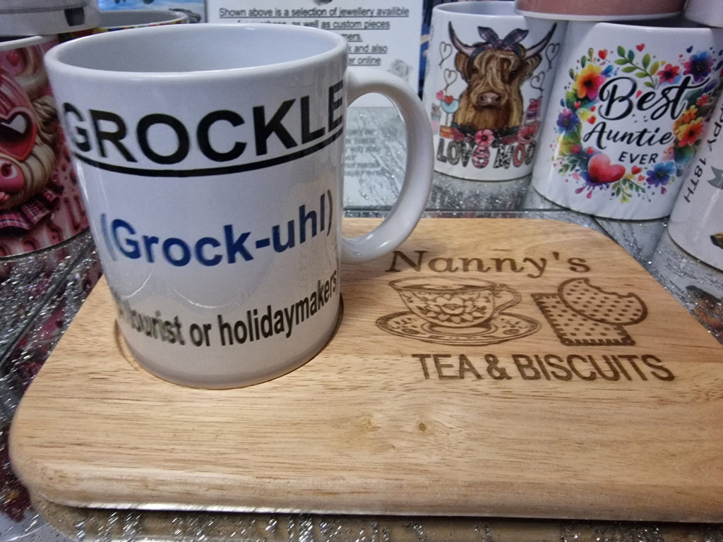 Grockle Isle of Wight dialect mug.