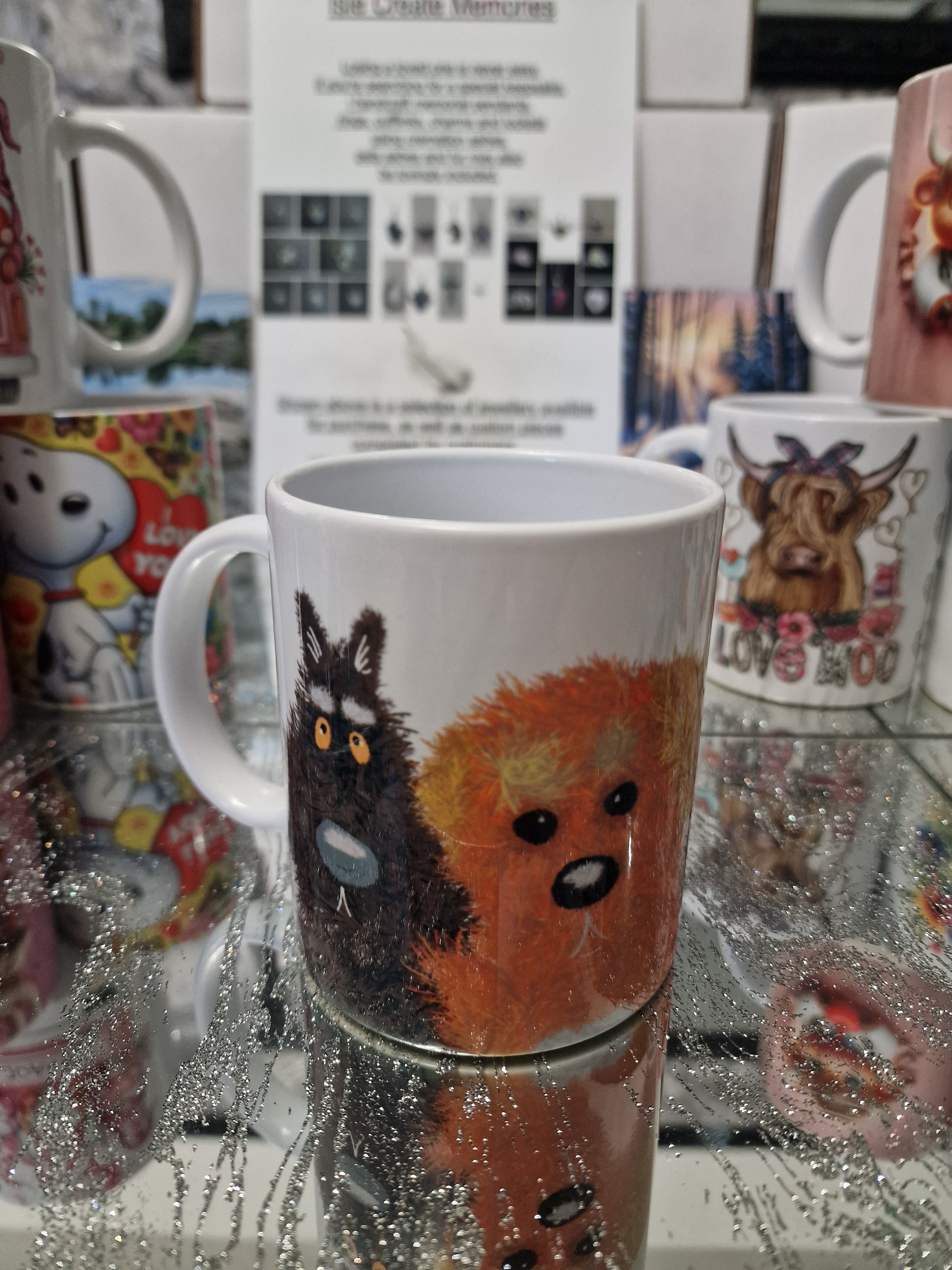 Funny dog mug | Cartoon dogs | Gift