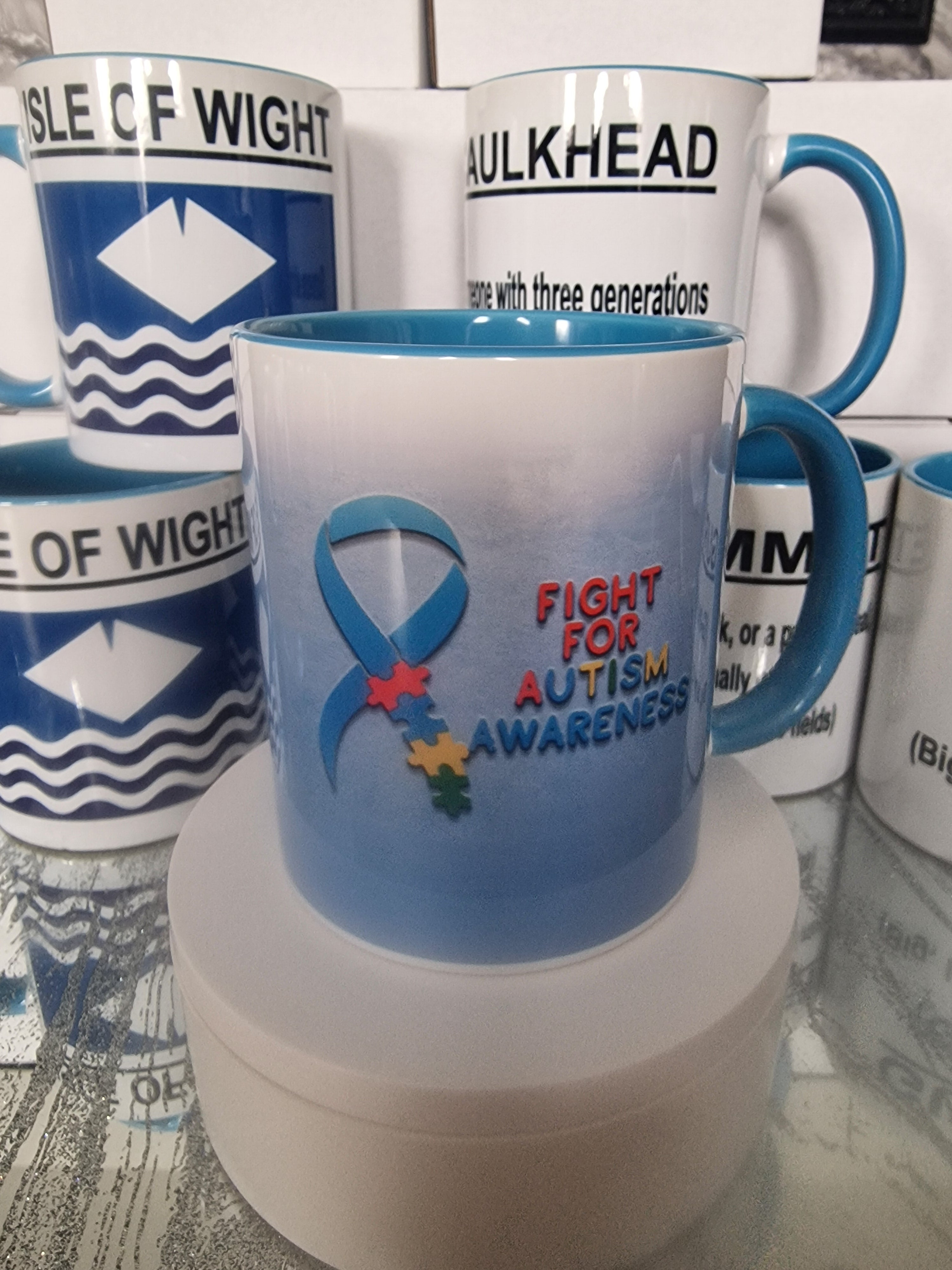 Autism awareness mug