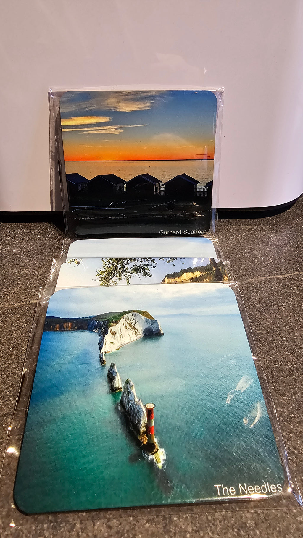 Isle of wight themed coaster | landmark photos | 4 coasters