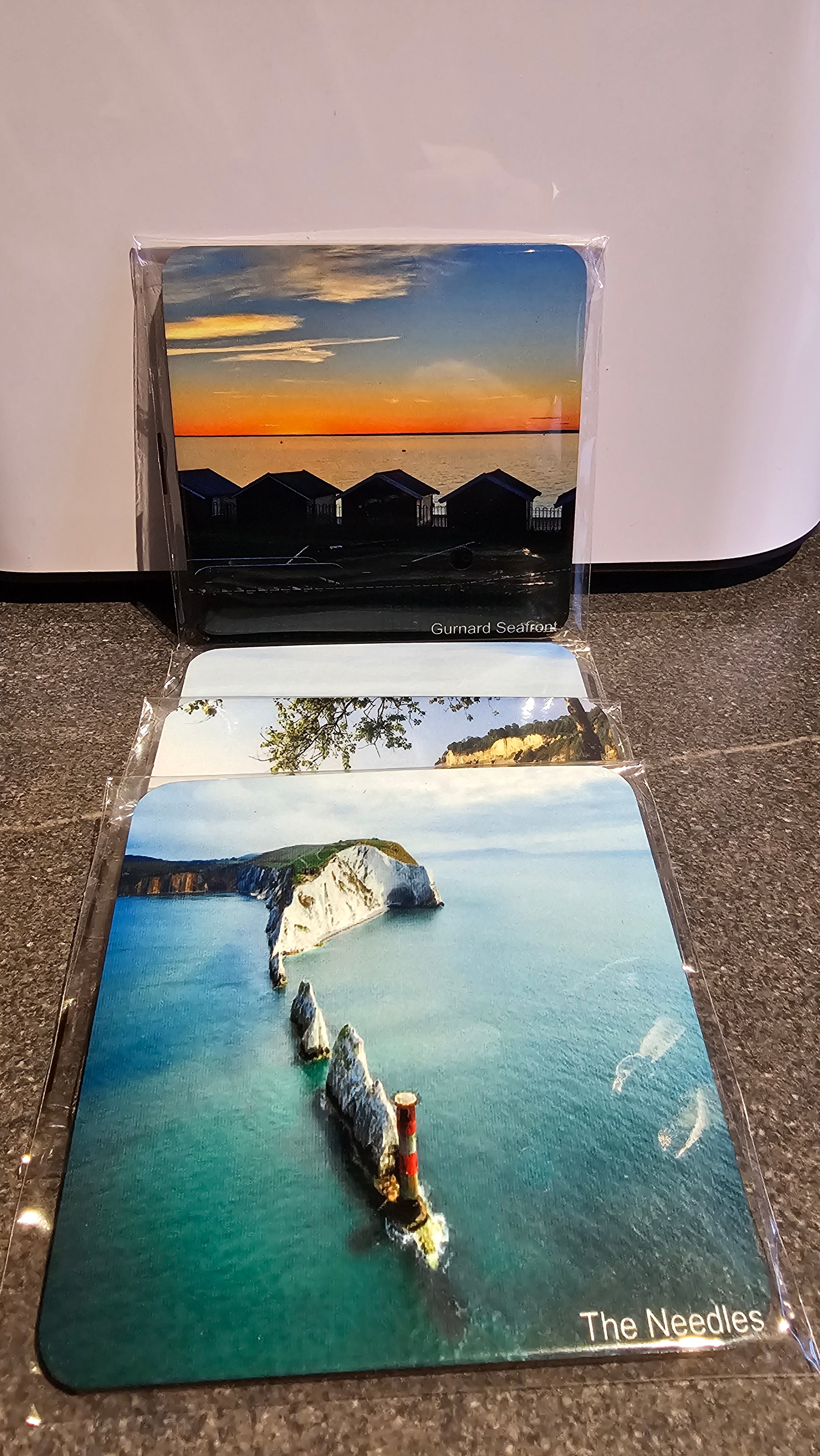 Isle of wight themed coaster | landmark photos | 4 coasters